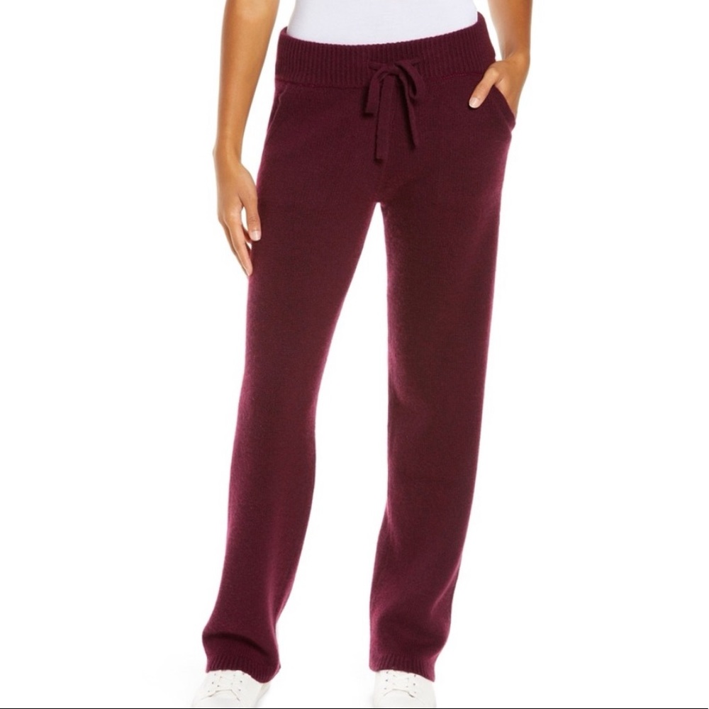 UGG Aida Cashmere Blend Pant - Burgundy